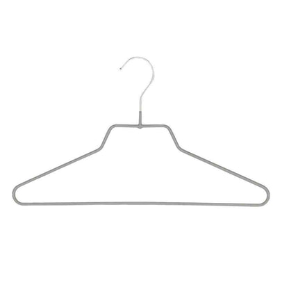 Shinko Hanger Mono Closet Neck Shirt Hanger Non-Slip Gray (5 pieces)