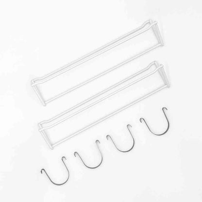 Shinko Hanger Mono Closet V-Shaped Space Hook White (2 pieces)