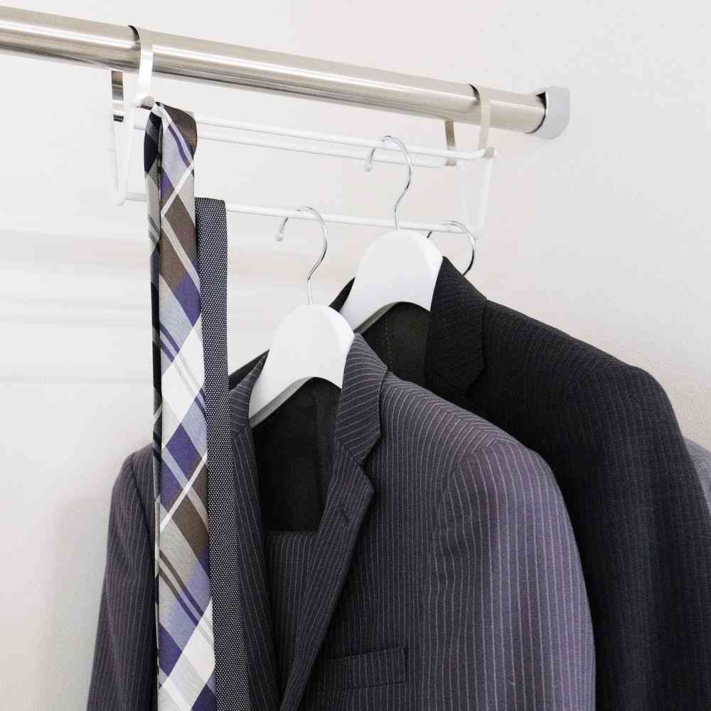 Shinko Hanger Mono Closet V-Shaped Space Hook White (2 pieces)