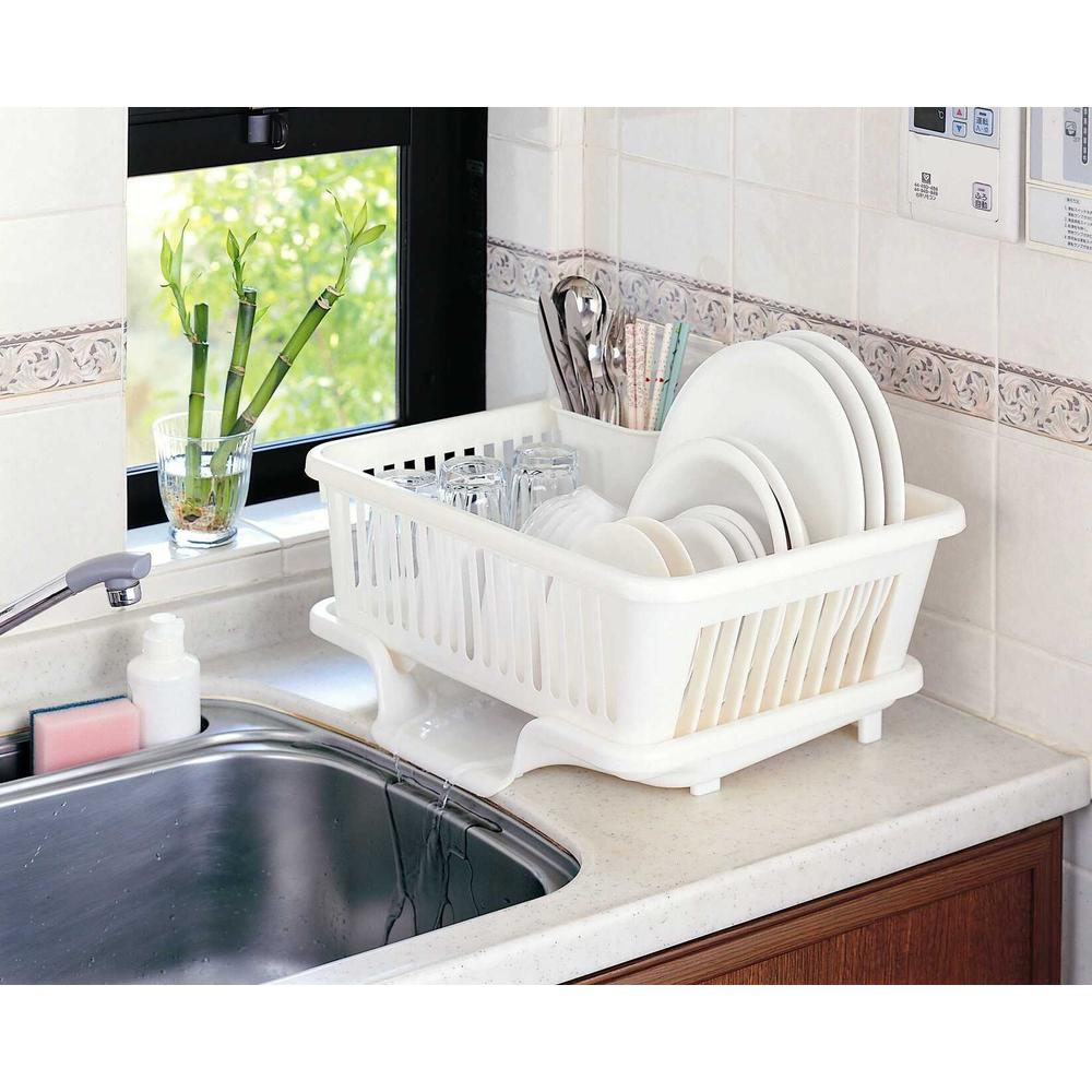 Sanko Plastic Plate Rack Draining Basket Flow No.1 Vertical