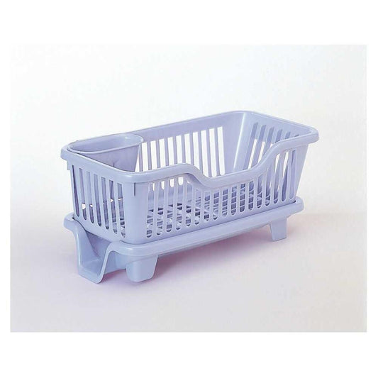Sanko Plastic Plate Rack Draining Basket Flow No.4 Slim Horizontal