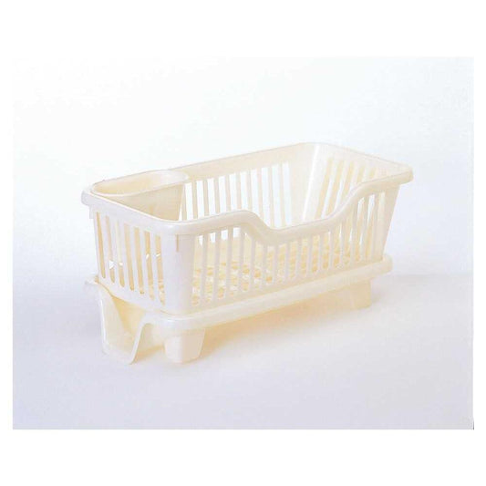 Sanko Plastic Plate Rack Draining Basket Flow No.4 Slim Horizontal