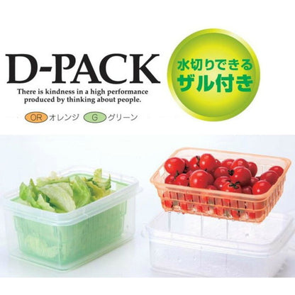Sanko Plastic Colander D Pack D-8 Green