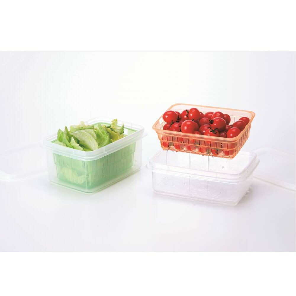 Sankoh Plastic D Pack with Strainer D-9d Green