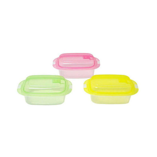 Sankoh Plastic Every Pack Rectangular Colorful 3 Pieces
