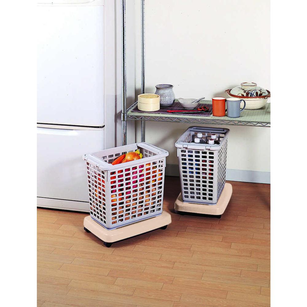 Sanko Plastic Cart with Casters Raku Goro L