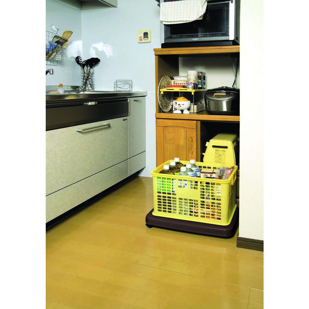 Sanko Plastic Cart with Casters Raku Goro LL