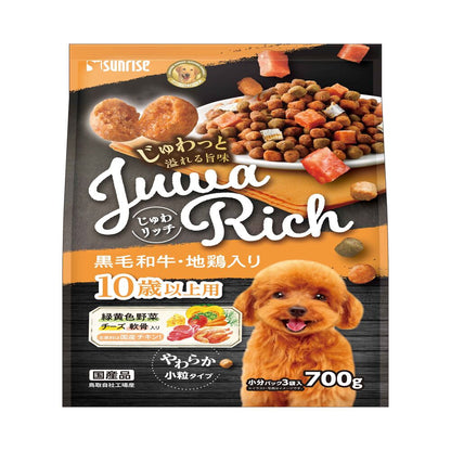 Marukan Sunrise Juwa Rich Wagyu Beef & Jidori Chicken for Cats 10 Years and Older 700g