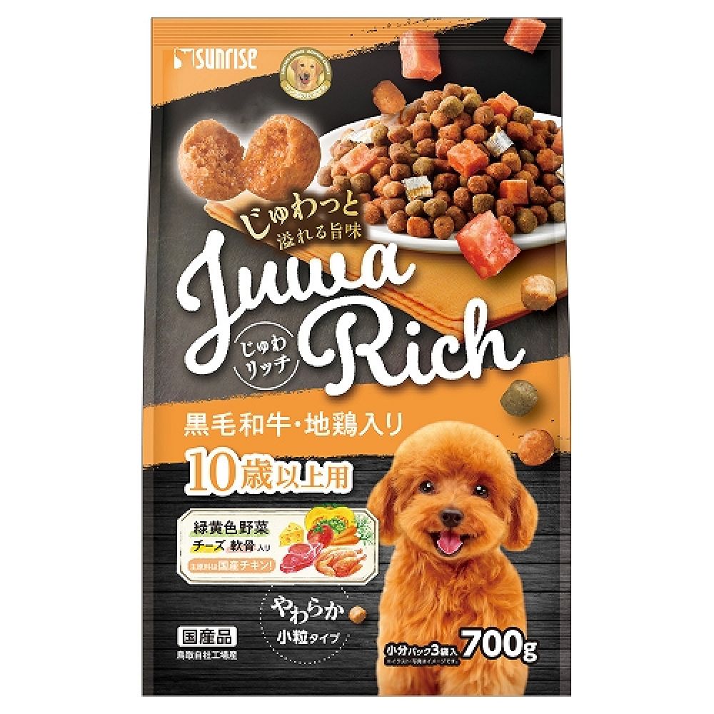 Marukan Sunrise Juwa Rich Wagyu Beef & Jidori Chicken for Cats 10 Years and Older 700g