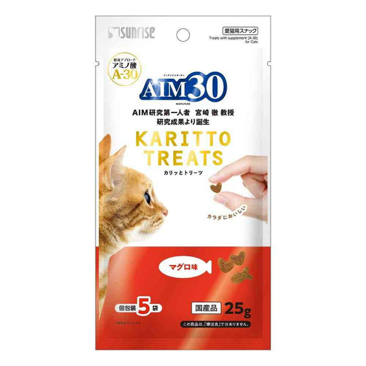 Marukan AIM30 Crunchy Treats Tuna Flavor 25g