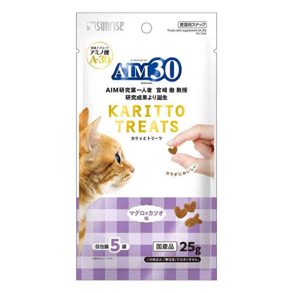 Marukan AIM30 Crispy Treats Tuna & Bonito Flavor 25g