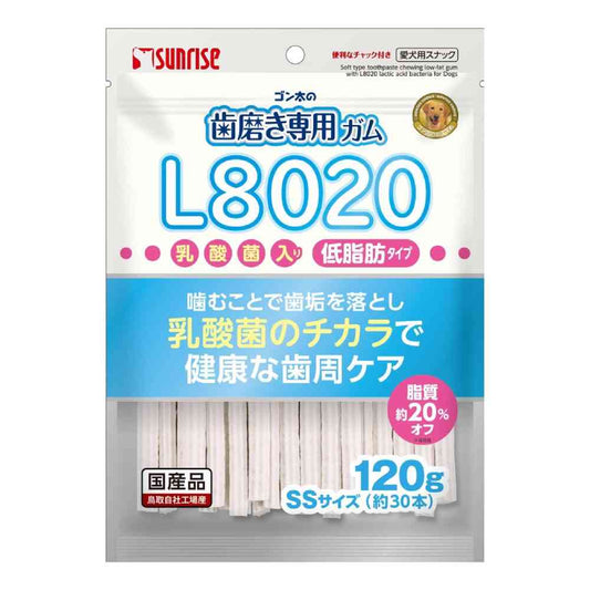 Marukan Sunrise Gonta's Dental Chew Gum SS Lactobacillus Low Fat 120g