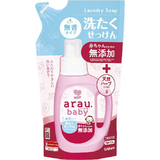 Arau. Baby Laundry Soap Fragrance-Free Type 720ml Refill