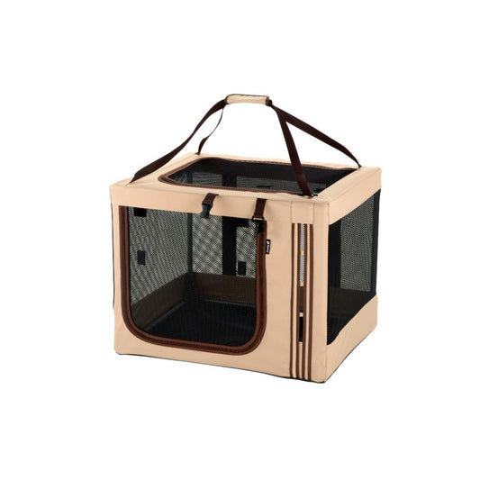 Foldable 3-Way Pet Cage 640 Brown