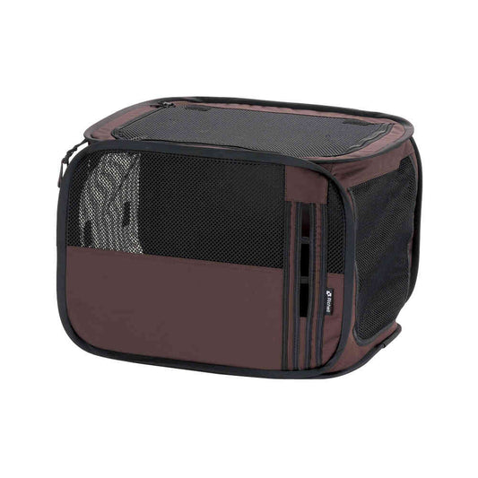 Foldable Drive Pet Cage S Brown