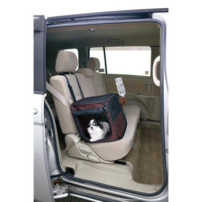 Foldable Drive Pet Cage S Brown