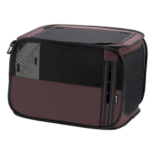 Foldable Drive Pet Cage M Brown
