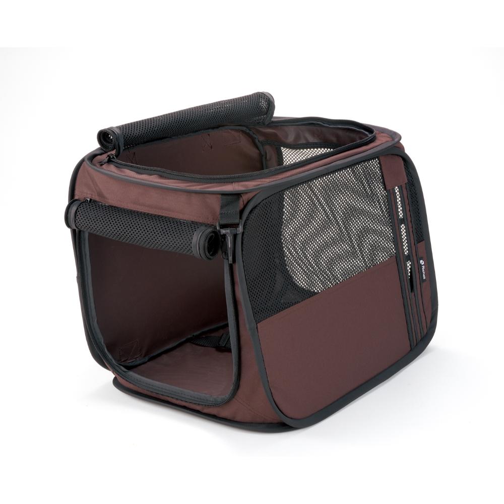 Foldable Drive Pet Cage M Brown