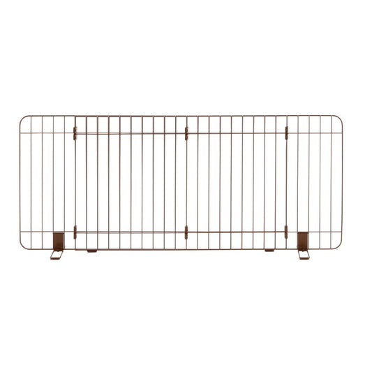 Expandable Stand Easy Pet Gate 120-180 Brown
