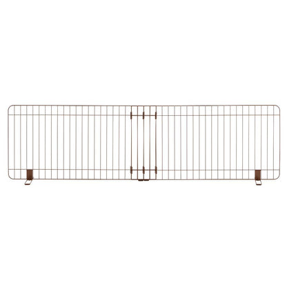 Expandable Stand Easy Pet Gate 120-180 Brown