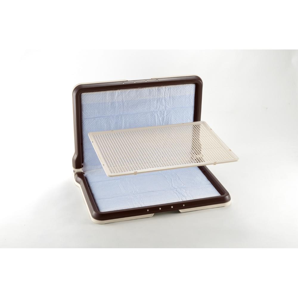 Training Step L-Shaped Tray Regular Dark Brown