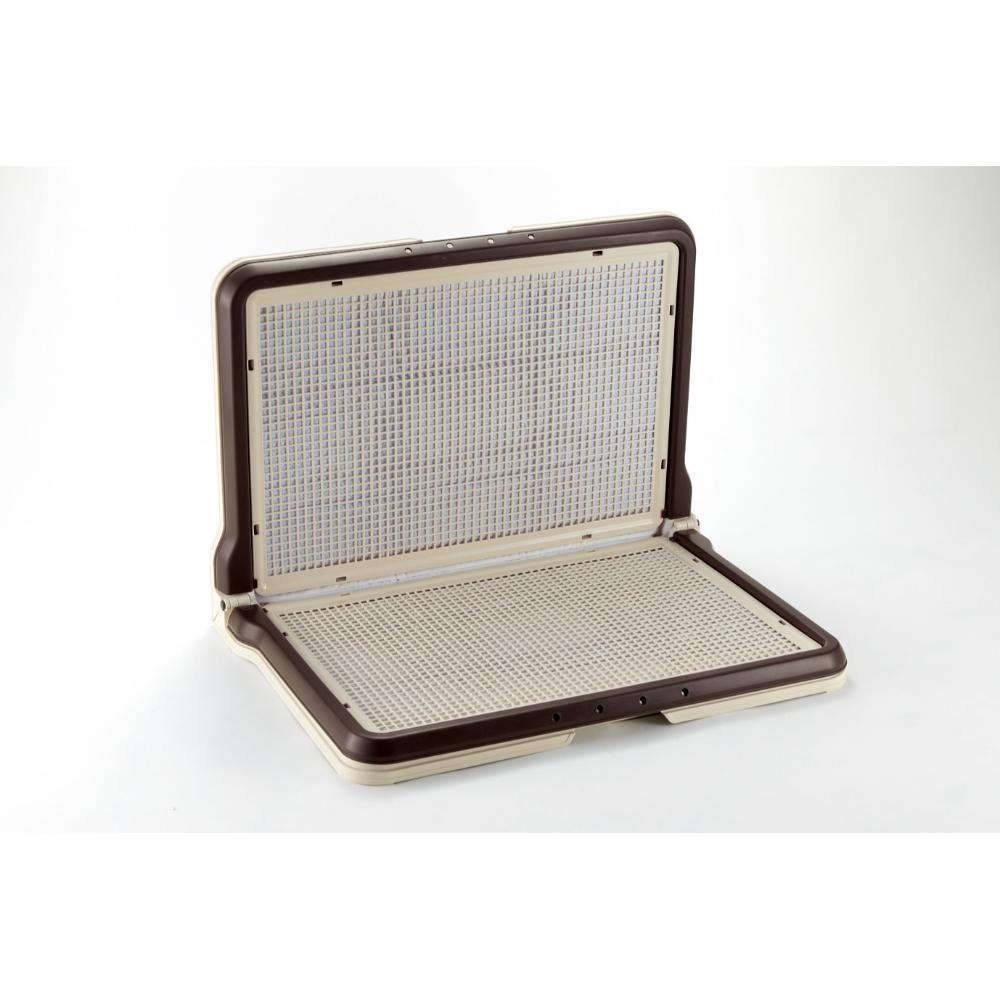 Training Step L-Shaped Tray Regular Dark Brown