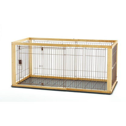 Wooden Slide Pet Circle Wide Natural
