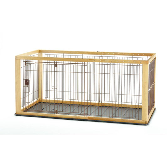 Wooden Slide Pet Circle Wide Natural