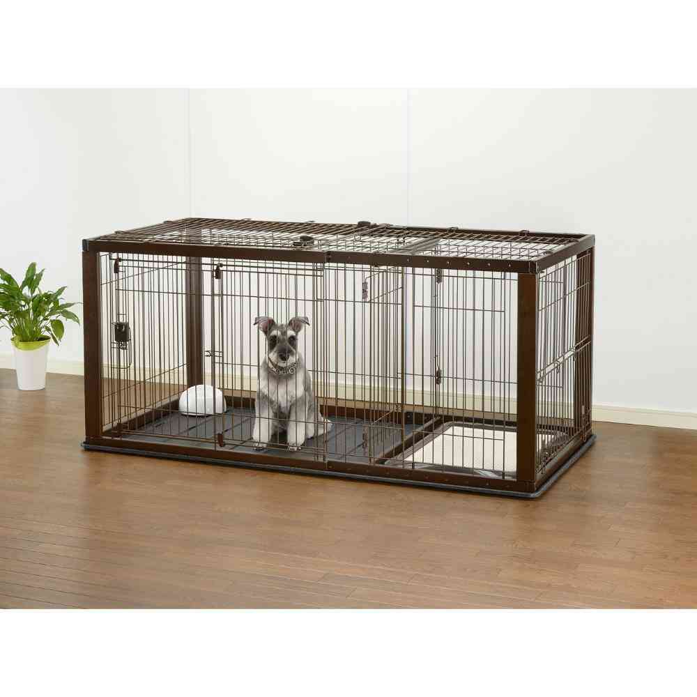 Wooden Slide Pet Circle Wide Roof