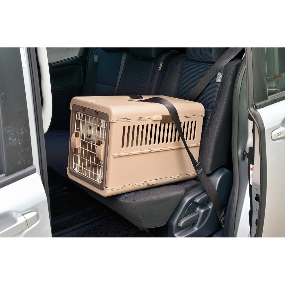 Camping Carrier Foldable M Dark Brown