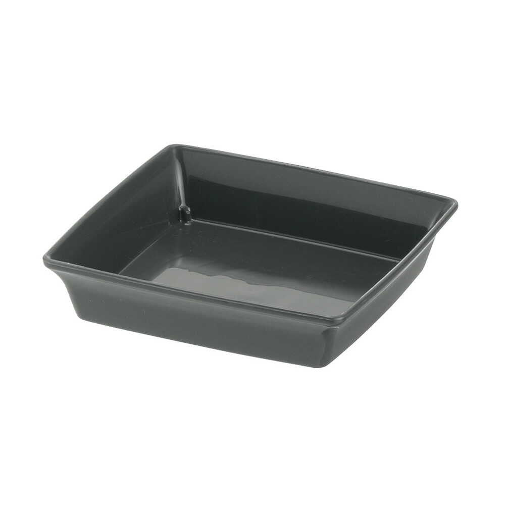Richell Baby Leaf Plate Dark Gray