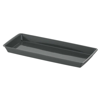 Richell Baby Leaf Plate Dark Gray