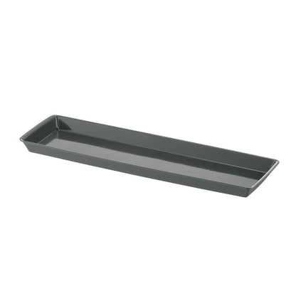 Richell Baby Leaf Plate Dark Gray