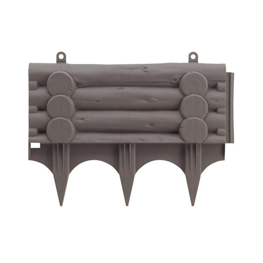 Richell Soil Retaining Log Type Dark Brown