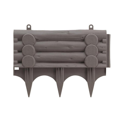 Richell Soil Retaining Log Type Dark Brown