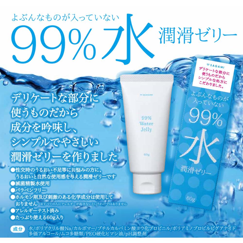 99% Water-Based Lubricating Jelly 60G