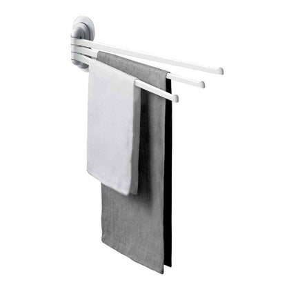 Asvel Poze Dish Towel Holder (3 Hooks, Suction Cup) A4114