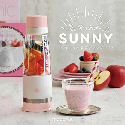 Makafull Mobile Vacuum Blender Berry Pink MJB-400P-PK