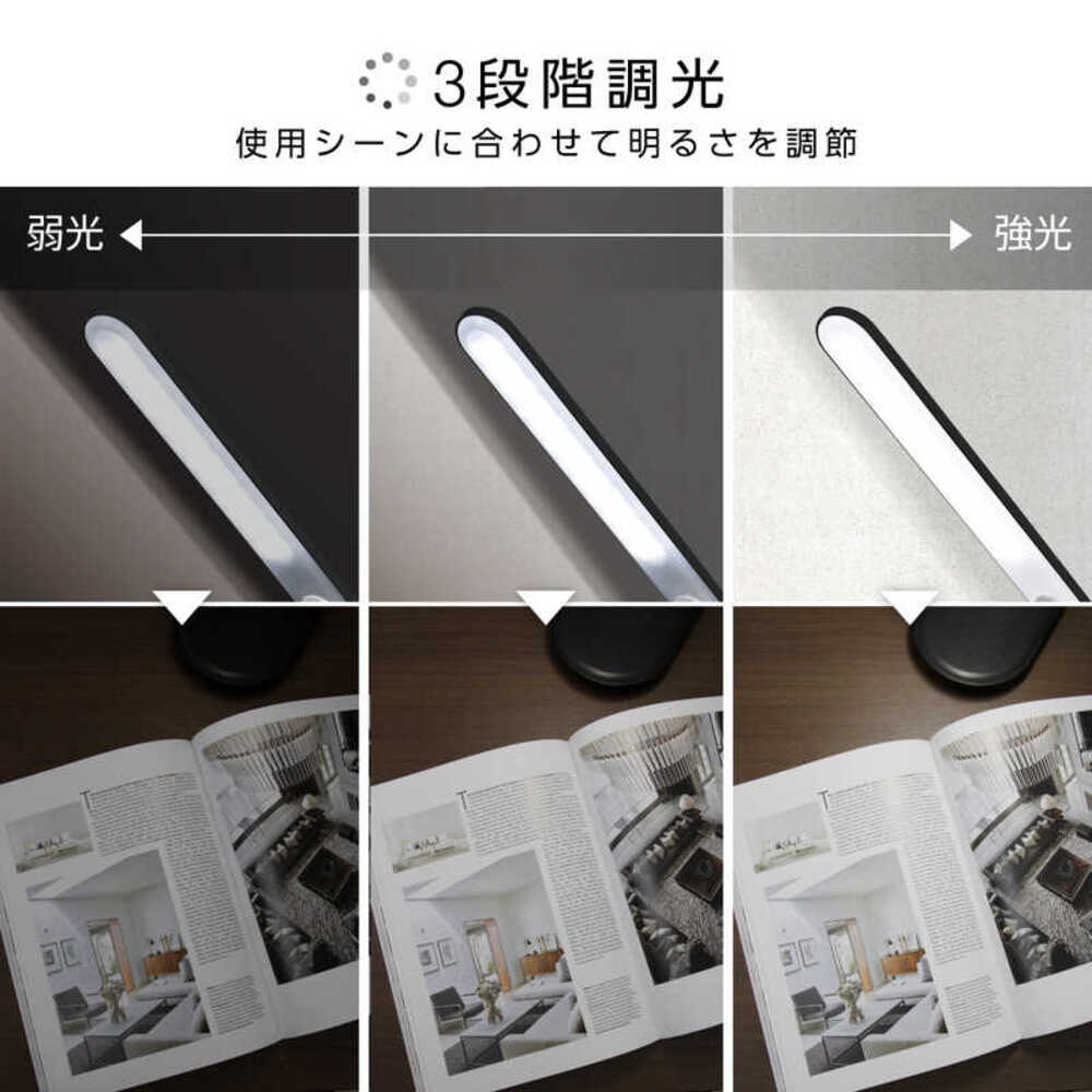Zepir LED Stand Light ZLT-10B-K 3-Level Dimming Black