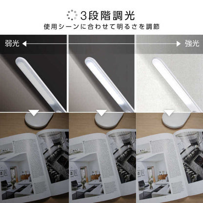 Zepir LED Stand Light ZLT-10B-W 3-Level Dimming White