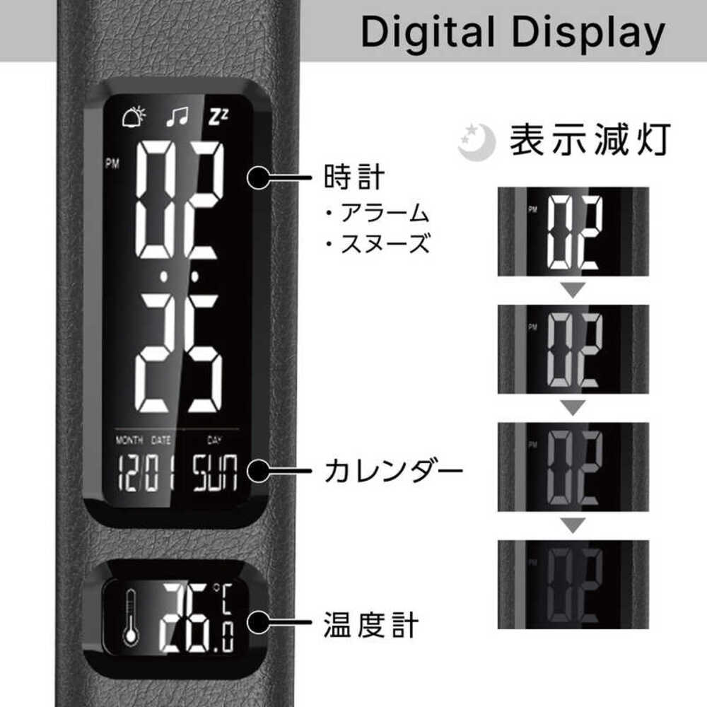 Zepir LED Stand Light ZLT-10B-K 5-Level Dimming 3-Level Color Adjustment Black