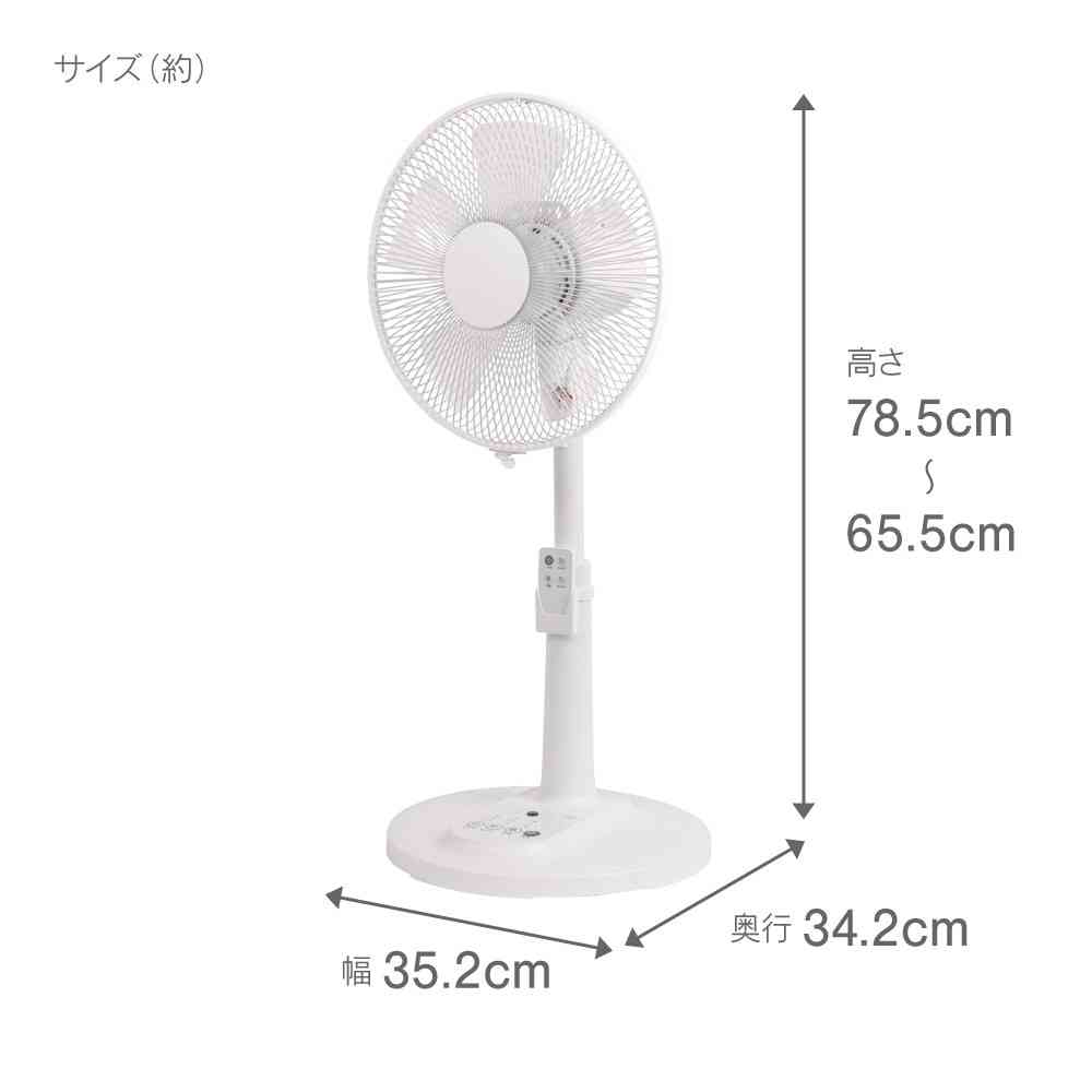 Zephyr Remote Control Living Fan Automatic Oscillation 5 Blades ZFL-A3EC White