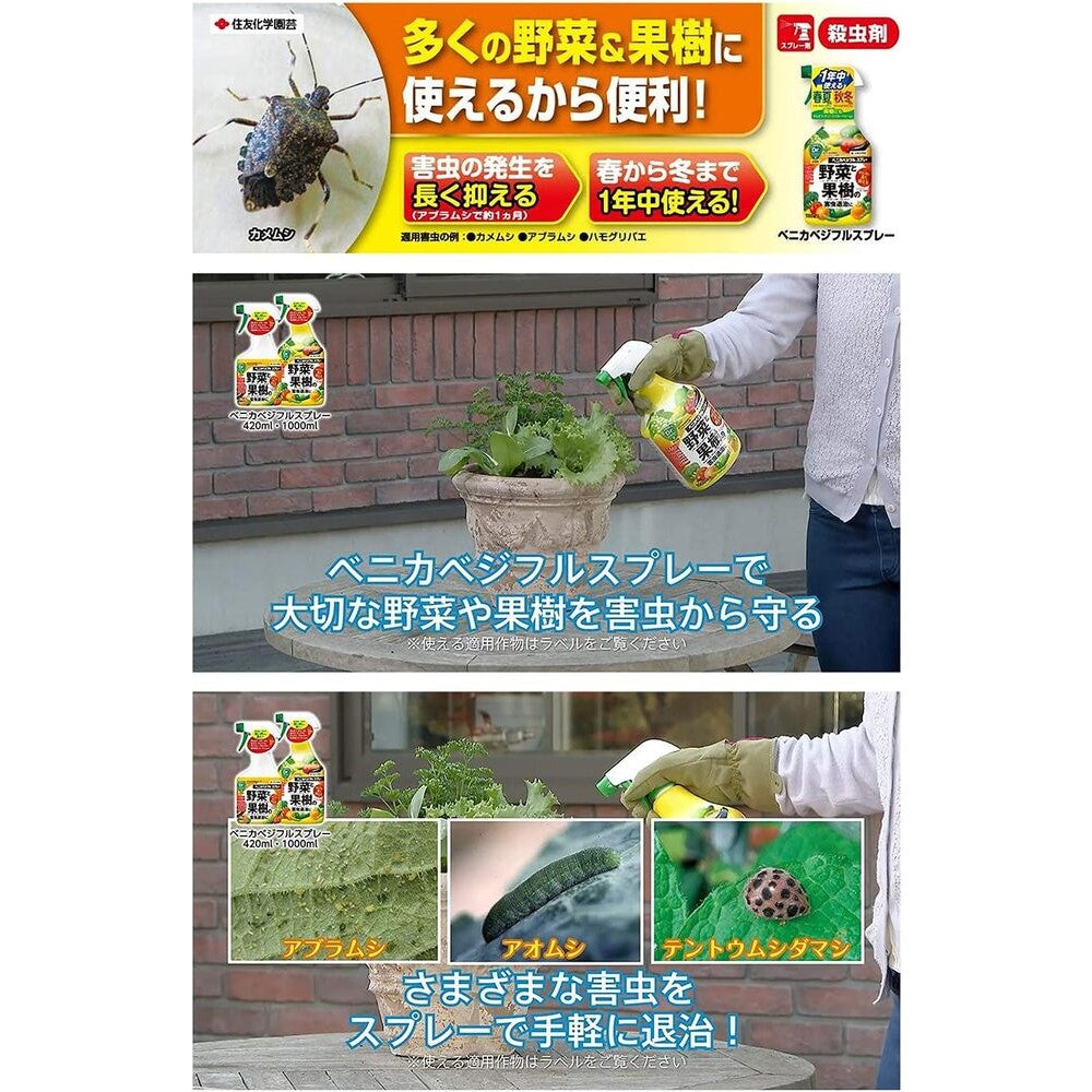 Sumitomo Chemical Gardening Benica Veggie Fruit Spray 1000ml