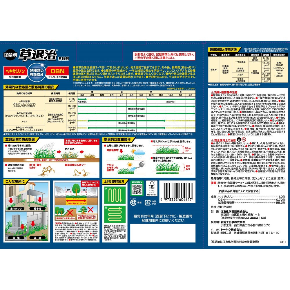 Sumitomo Chemical Grass Control E Granules 3Kg