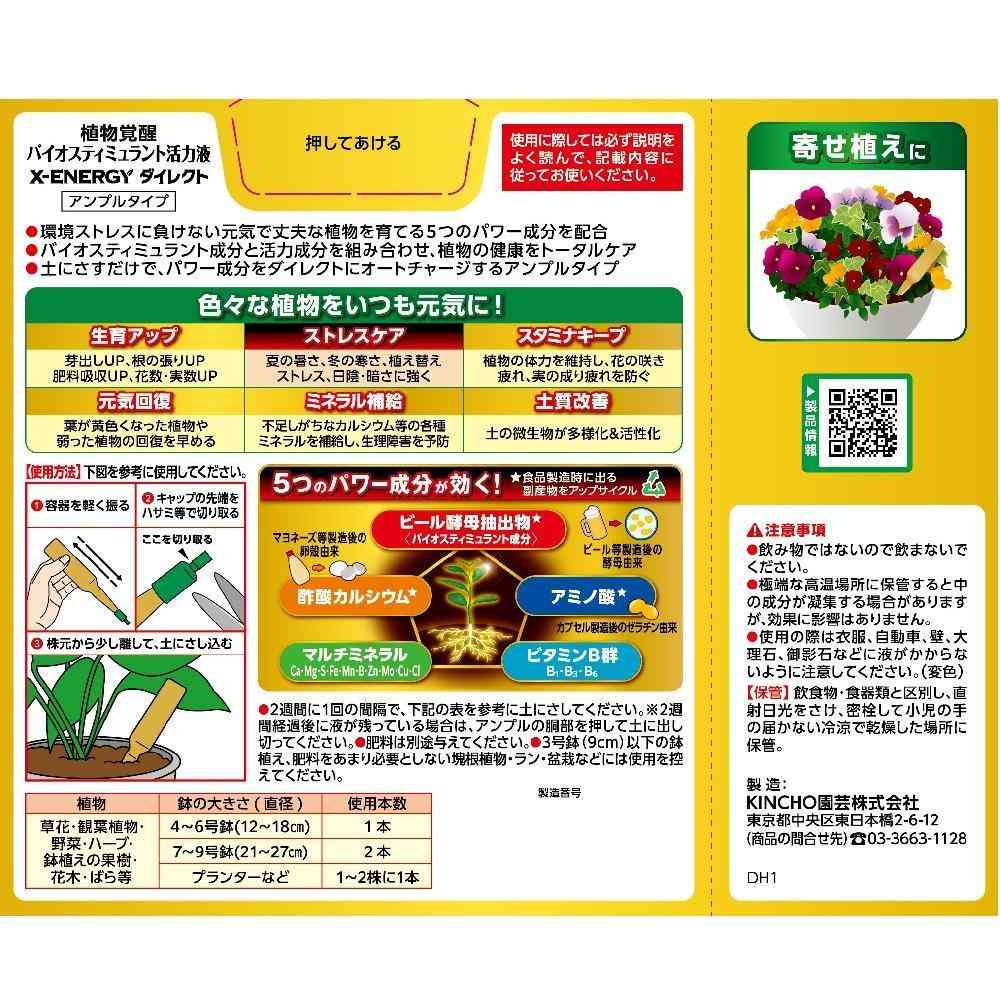 KINCHO X-ENERGY Direct Ampoule Type 35ml x 10