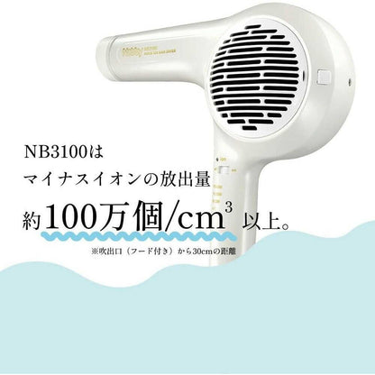 Tescom Nobby Negative Ion Hair Dryer NB3100 White