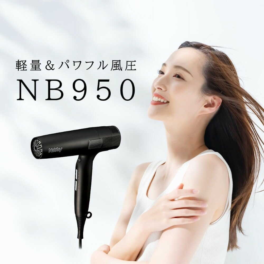 Tescom Nobby Negative Ion Hair Dryer Black NB950-K