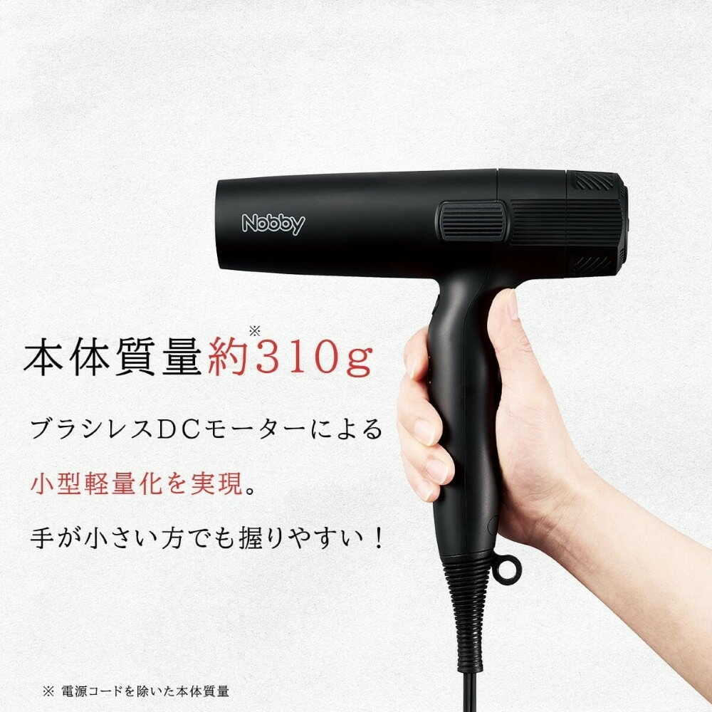 Tescom Nobby Negative Ion Hair Dryer Black NB950-K