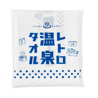 Nissen Shoko Retro Onsen Towel Blue 1 Piece