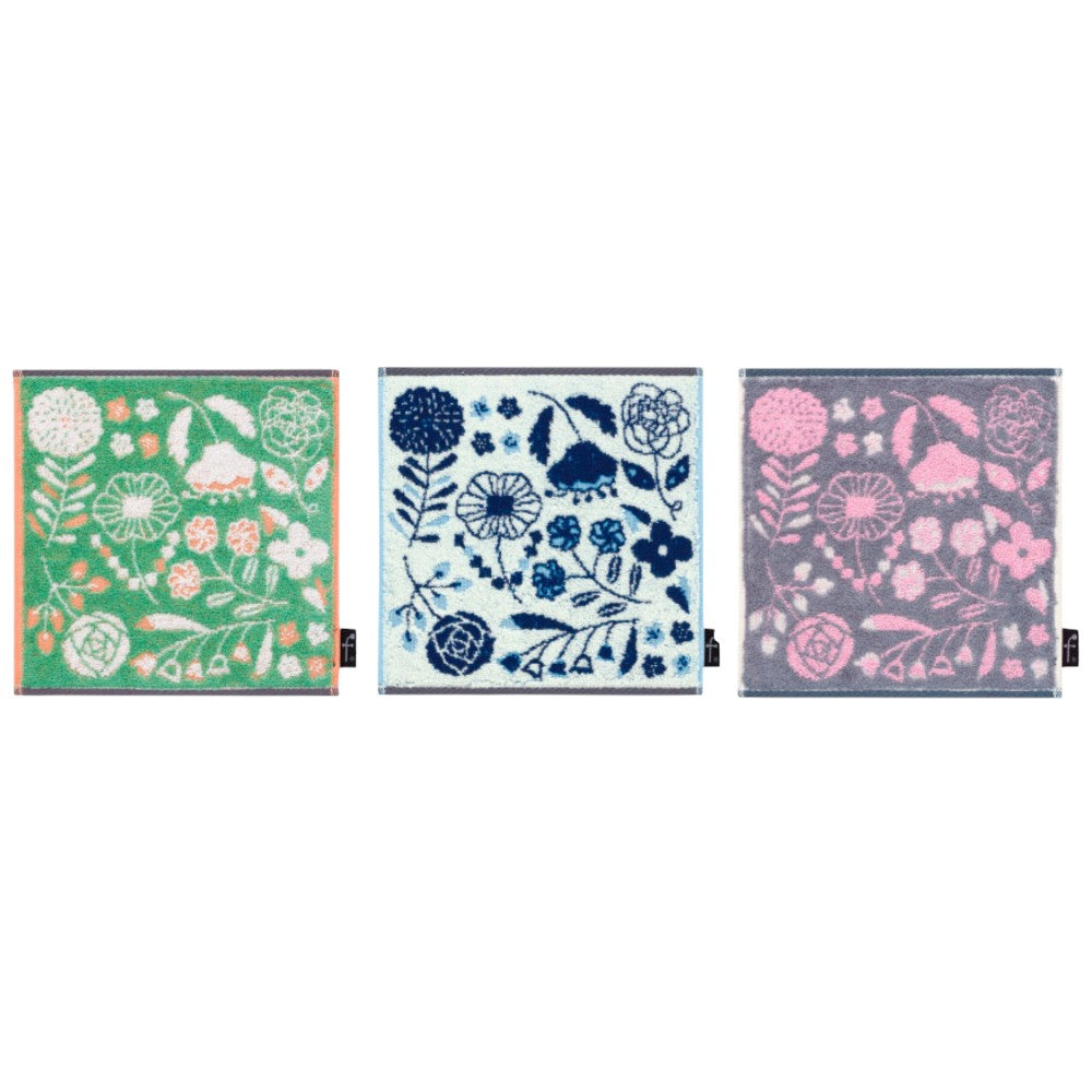 Nissen Shoko FUFU MONO FORM Renpi Towel Chief Green (1 piece)